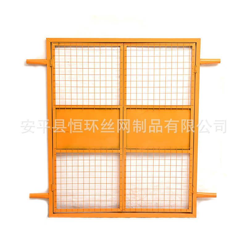 可定制工地施工电梯门防护门井口洞口防护门建筑人货电梯警示门