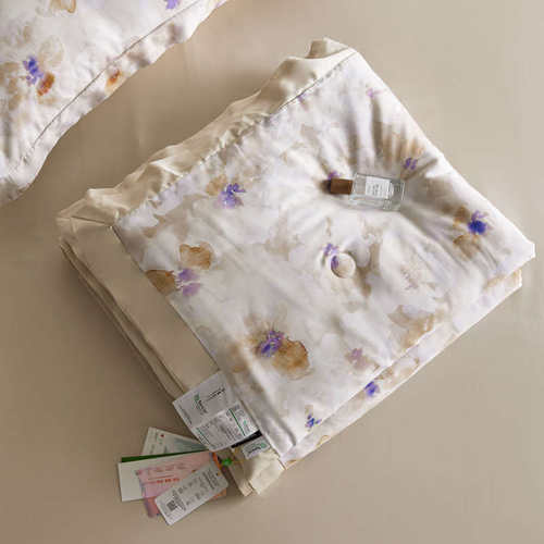 薄被天可支凉水洗夏凉双面感被冰丝被子四丝机印花件套60空调夏洗