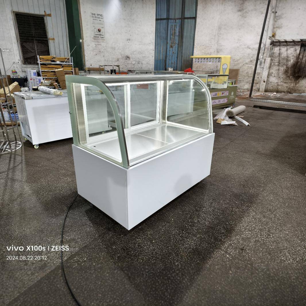 广州厂家直销商用豪华型弧形风冷保鲜冷藏蛋糕柜清补凉柜冰粥柜