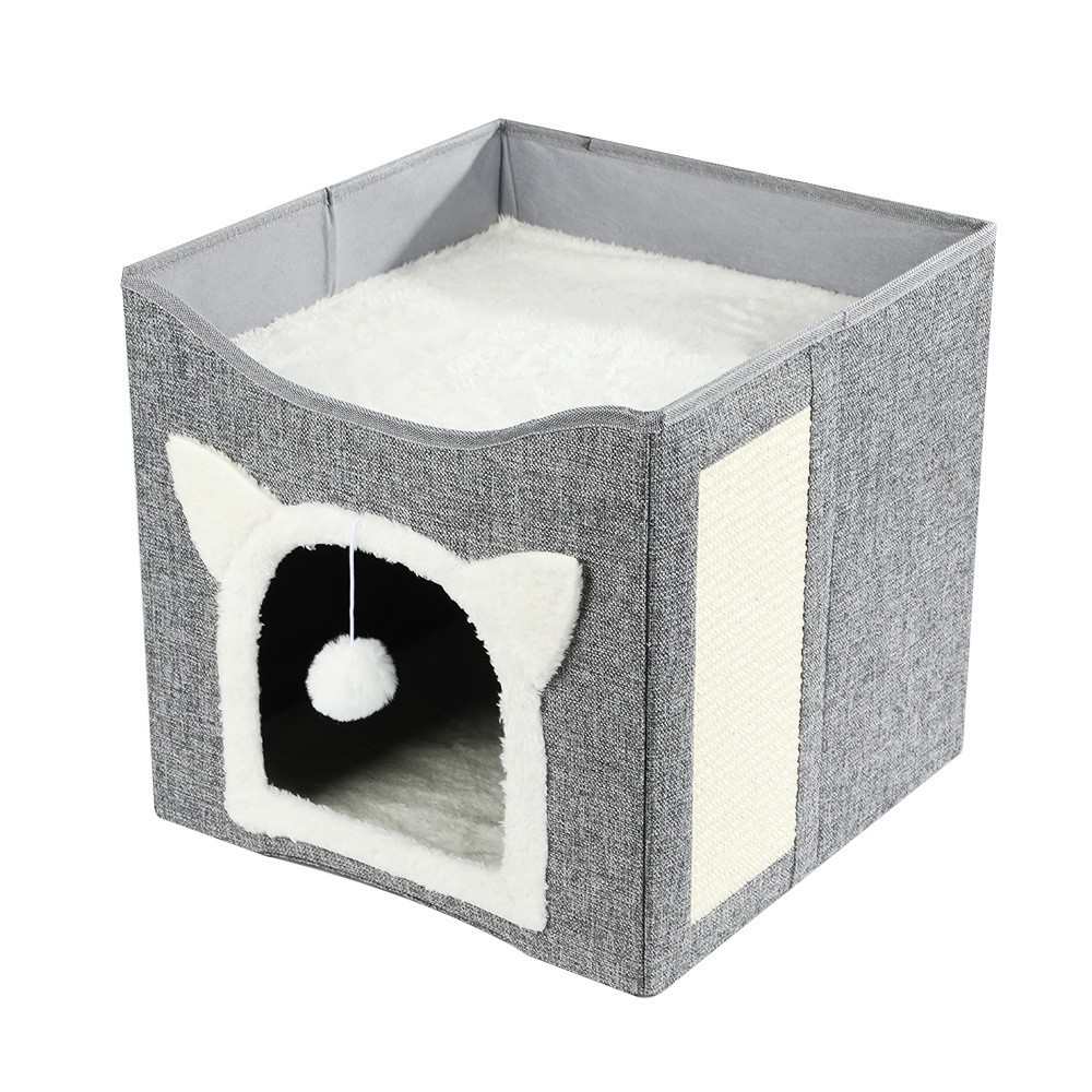 夏季双层猫窝四季通用冬季保暖大号宠物窝别墅全封闭猫咪宠物用品