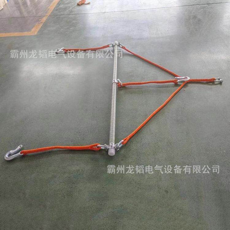 斗臂车高压线路提升悬挂杆架空线缆提升器三角吊架ZF010318