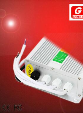 12v202L5w防水开关电源监QYG控a安防ED灯带防水电源集0中供电12v2