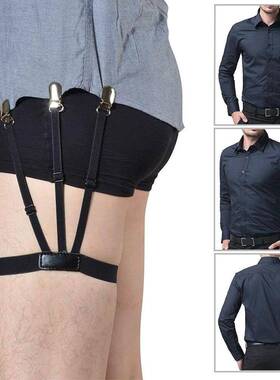 Adjustable Shirt Holder Stays Elastic Men Suspenders Gentlem