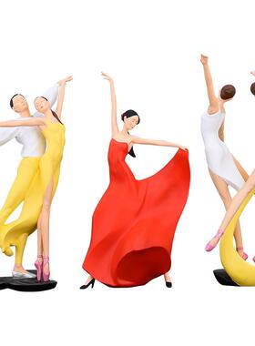 创意芭舞蕾女孩摆件客厅酒柜家居装品饰卧室摆BKD2941-设房间个性