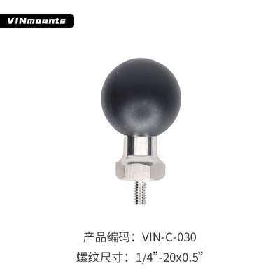 VINmounts®带1/4”-28x0.25”螺纹1.5 