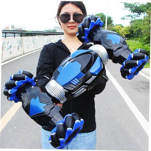 Gesture sensing remote control toy deformation car kids boys