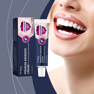Oralhoe Denture Adhesive Cream - Enhances Comfort and Secure