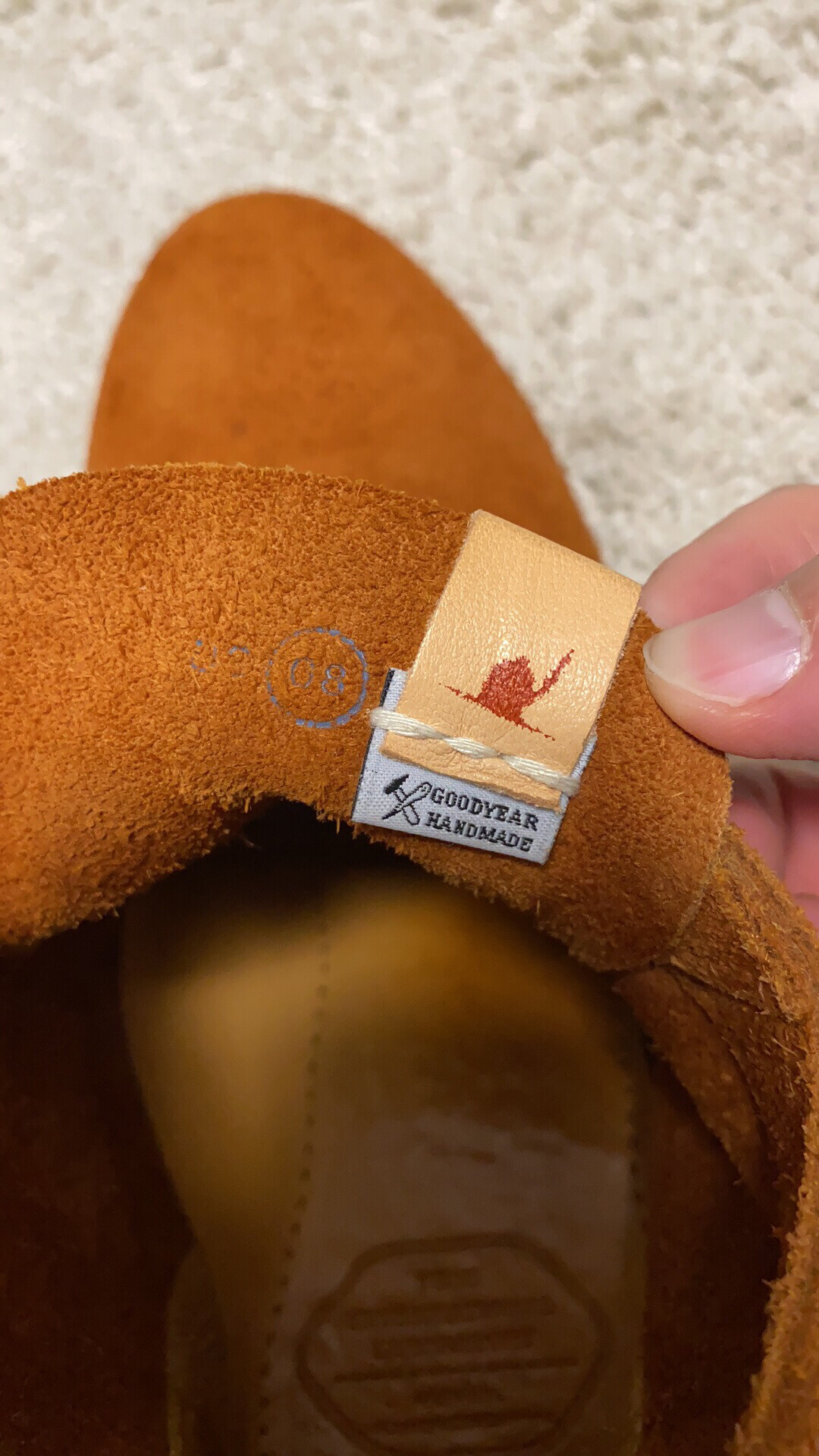VISVIM 16SS BRIGADIER BOOTS — label