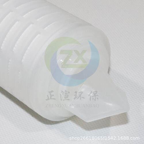 大通量横向折叠滤芯自洁度高耐酸碱和有机溶剂