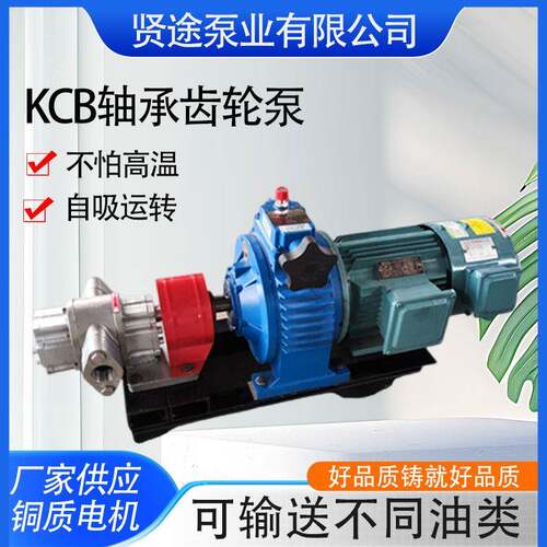 不锈钢轴承齿轮油泵汽油柴油输送泵KCB83.3型耐高温润滑油泵