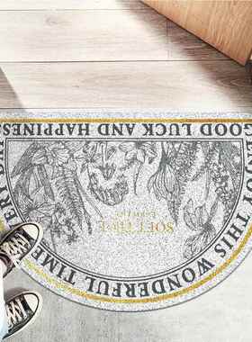 uv工艺半圆口门圈地垫入户蹭丝土门垫进门家用防滑耐脚脏8W2ABjip