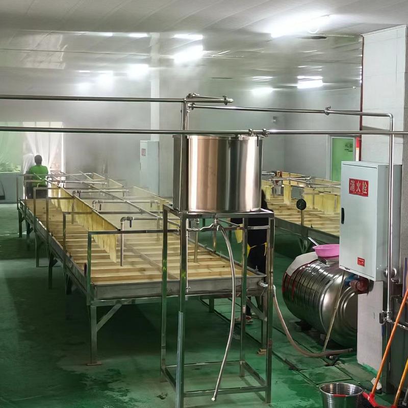 手圆鲜腐竹机形蒸汽豆工皮机厂电燃气蒸汽腐竹油YNO皮机家直供