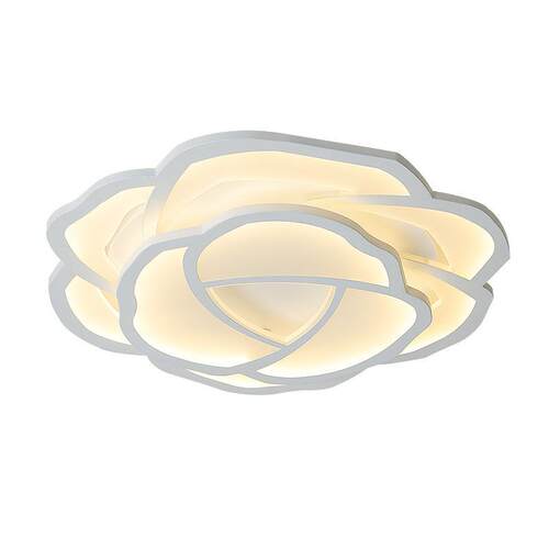 led吸顶灯创意温馨浪漫时尚房间灯现代简约玫瑰花餐厅主卧室灯具