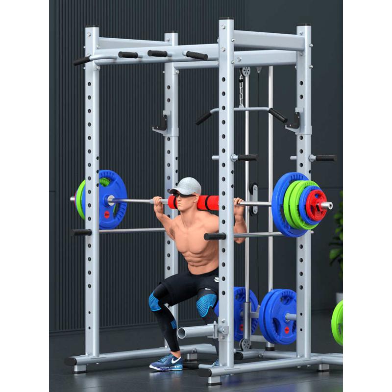 深蹲架框式龙门架多功能家用健身器材卧推架杠铃架健身综合训练器
