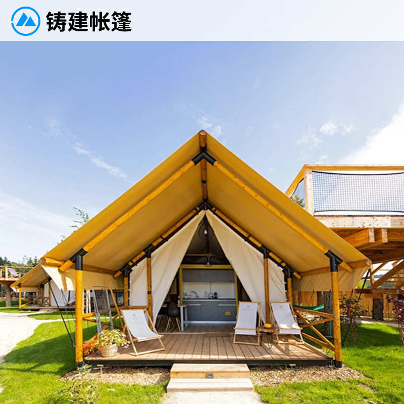 度假村酒店帐篷  新式营地景区民宿帐篷酒店户外豪华木屋游牧帐篷