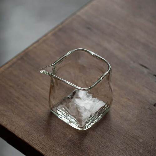 加厚耐热玻璃公道杯高档四方分茶器家用创意小茶海茶具匀杯