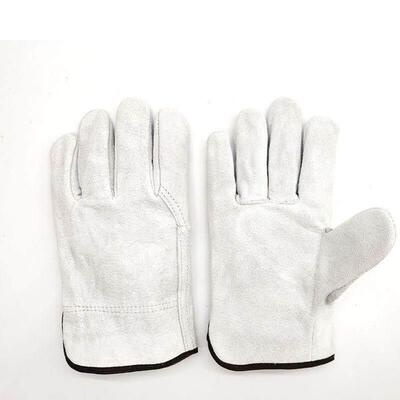 Welding gloves heat insulation leather gloves durable leathe