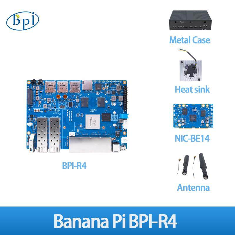 香蕉派Banana Pi BPI-R4开发板 嵌入式学习评估板热销套件