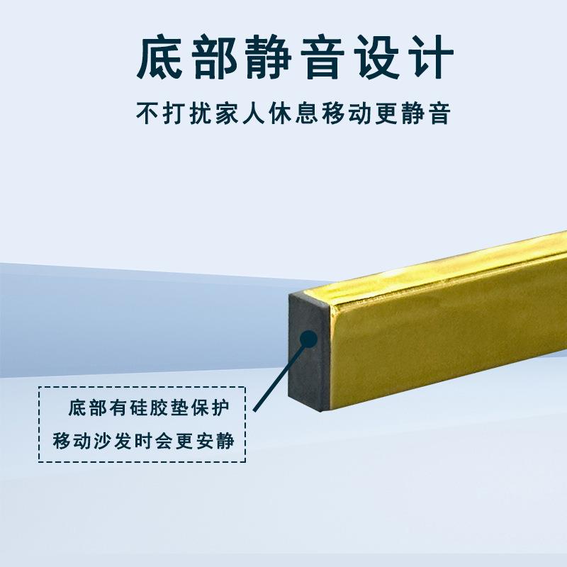 新款052款大铁E架金桌属脚不E052款大锈钢电镀艺工沙发脚脚柜脚带