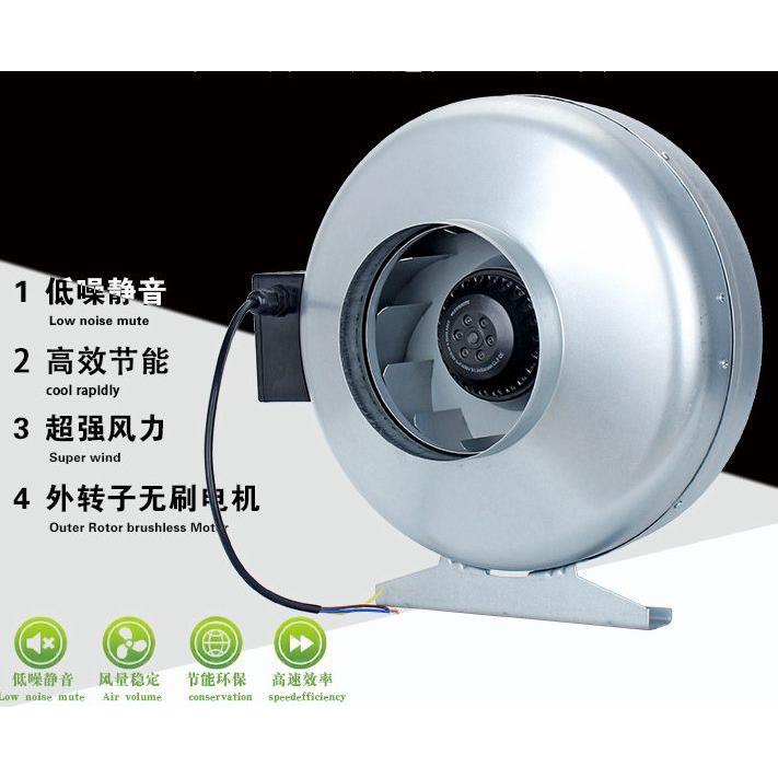 圆形离心送风机GDF100/125/150/160/200/250/315系列管道换气风机