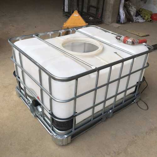 厂家批发 卧式500L半吨桶 滚塑IBC集装桶 0.5吨方桶pe化工叉车桶