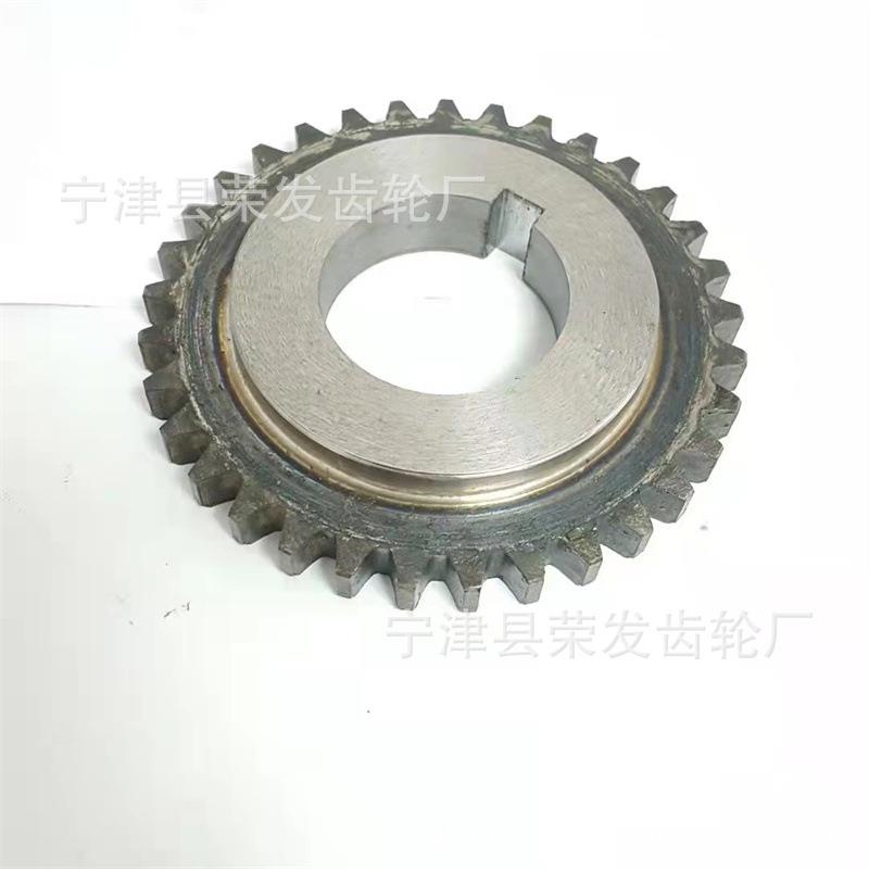 CL10节距15.875毫米内导15片无声齿形链条及配套链轮齿轮