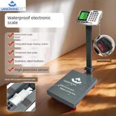 量子王数字秤200公斤300公斤商用高精度准确定价数字秤摊点出售蔬