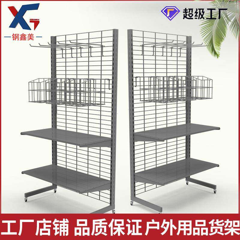 迪卡侬骆驼体育运动用品货架帽子架服装球类店铺展厅展示架网线架