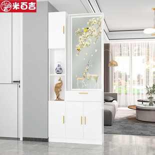 超高品质简约现代隔断柜子客厅屏风玄关柜鞋 新中式 柜一体正对门口