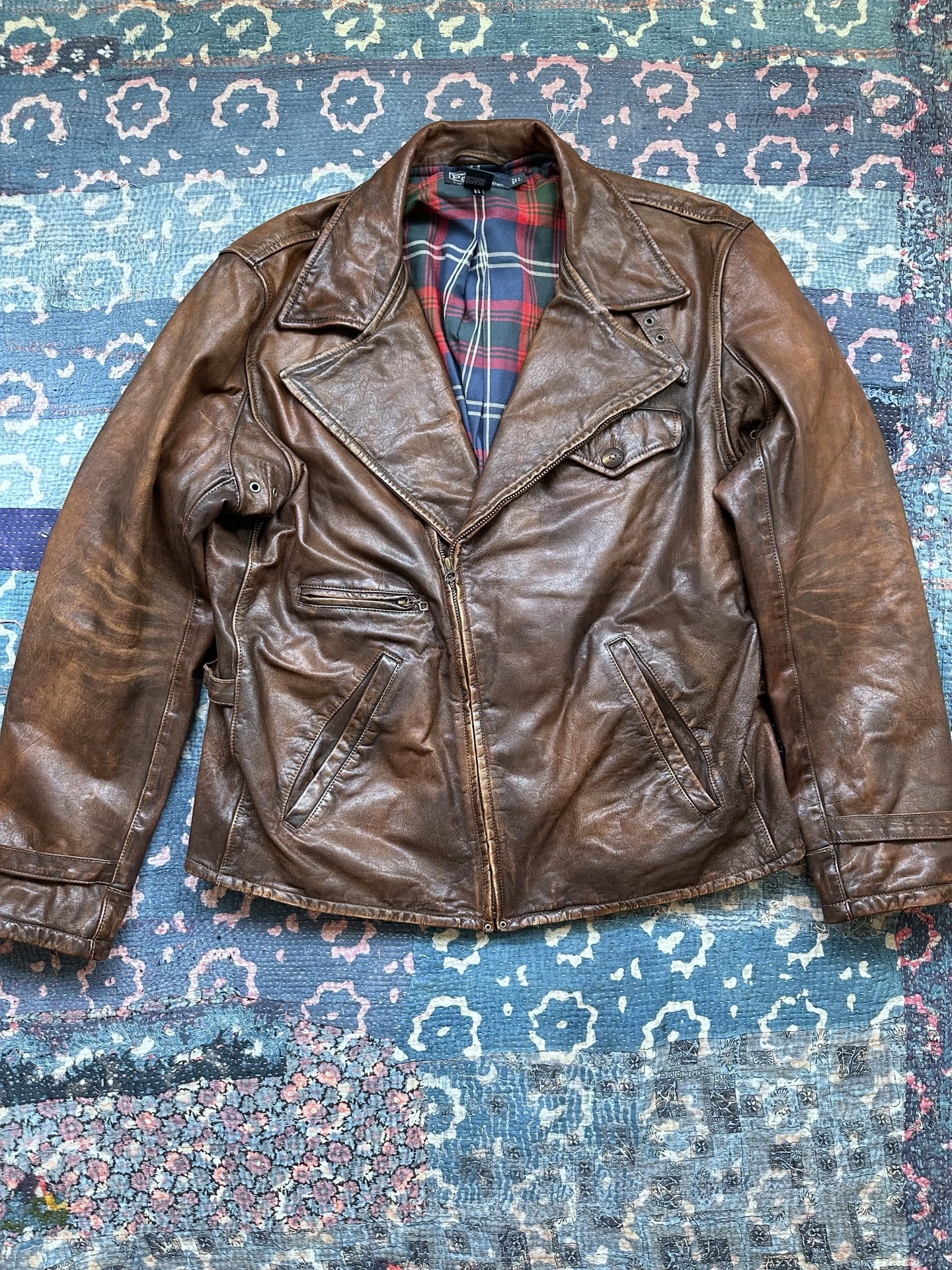 Polo Ralph Lauren Brown Leather Moto Jacket