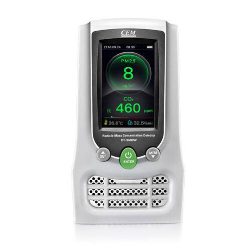 华盛昌DT-9680TVOC检测仪PM2.5温湿度室内家用空气质量检测仪