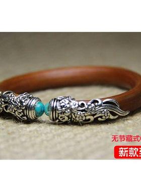 高档情锦石手阁金刚藤镯男女银饰藤条西鸡藏无节制侣血藤饰品