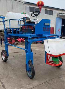 小宽221128幅施肥打药机 高架杆液自压折叠喷药麦机 走式喷喷雾机