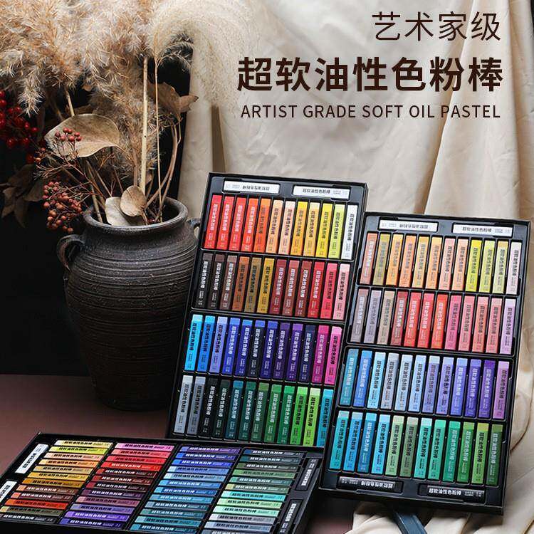 彩研方胖子超软重彩油画棒方形艺术家油彩