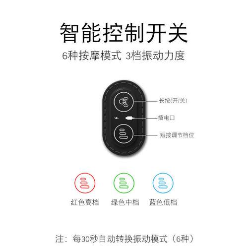 汽车头枕电动按摩腰靠车载颈部按摩器车用靠垫腰垫颈枕护颈枕高档