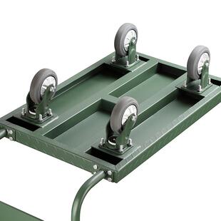 拉重卓烨小推车轮胎橡胶载板车货物搬车运平板仓库货拖车147手推