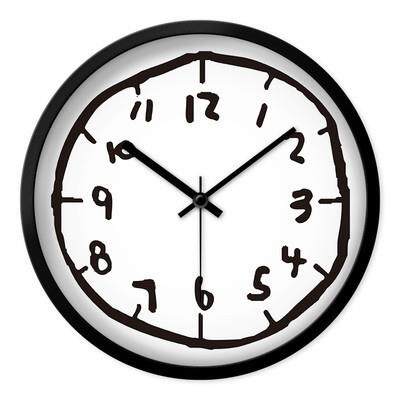 北欧ins可爱现代简约个性客厅家用时尚静音挂钟美式创意艺术钟表