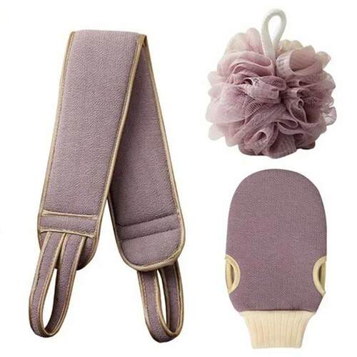 2/3Pcs Body Cleaning Washcloth Soft Brush Home Hotel Bathroo