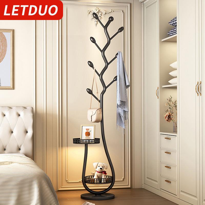 雷度挂衣架落地卧室空间利用意式主卧轻奢法式床边衣帽架