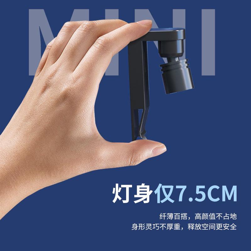 迷你鱼缸灯小鱼缸专用灯防水溅照明灯草缸斗鱼孔雀鱼led小缸夹灯