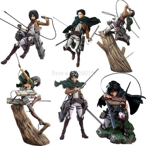 28cm Attack on Titan Levi Ackerman Anime Figure ARTFX J Mika