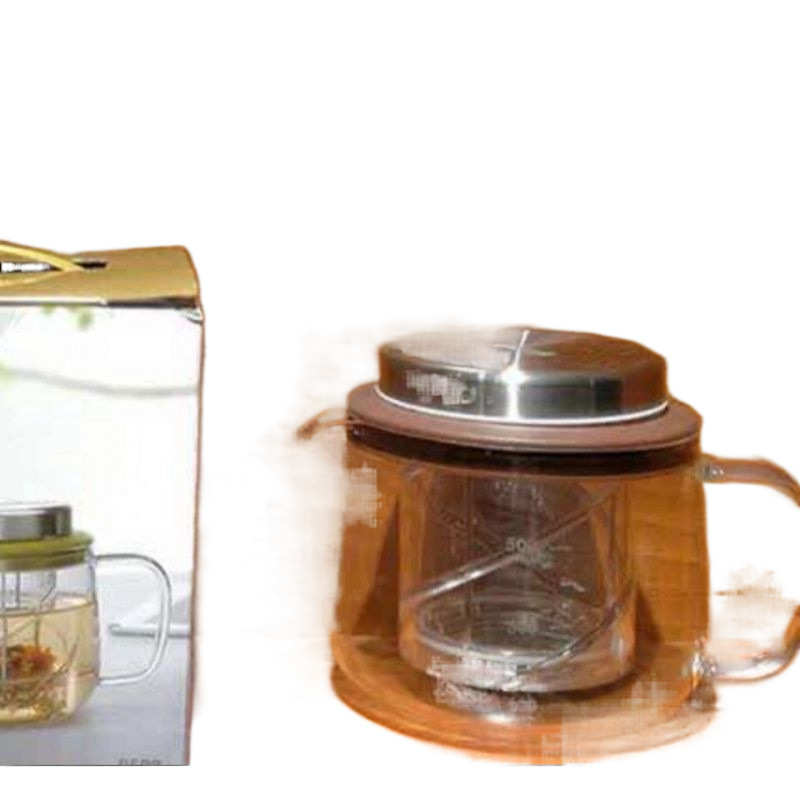 恒福二代得意壶家用过滤玻璃泡茶壶办公茶水分离飘逸杯加厚大容量