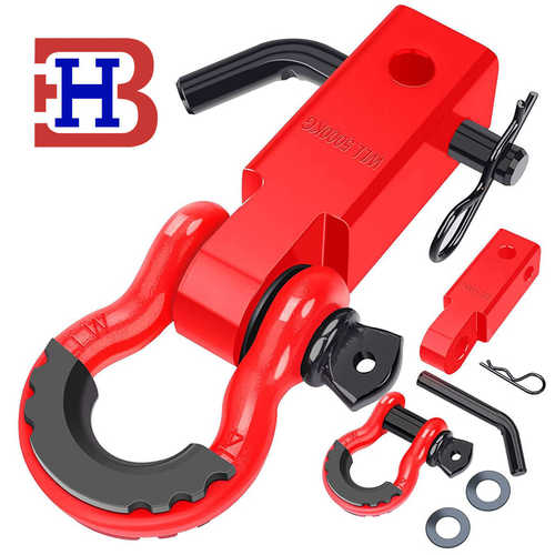 2英寸实心越野车拖车臂拖车卸扣汽车配件美式马蹄形卡扣