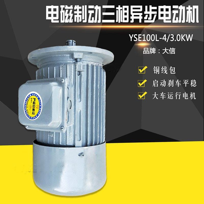 YSE100L-4 3.0KW大信电机起重行车大车电机软启动三相异步电动机