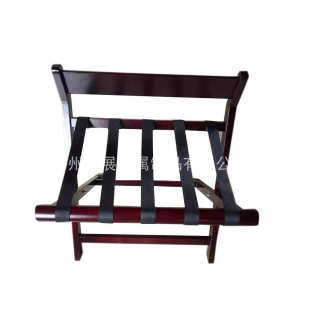 酒店行李架客房行李架实木行李架靠背行李架木质行李架 折叠