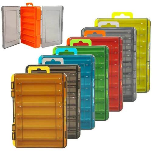 12 Compartments Fishing Box Outdoor Portable Double Sided Lu