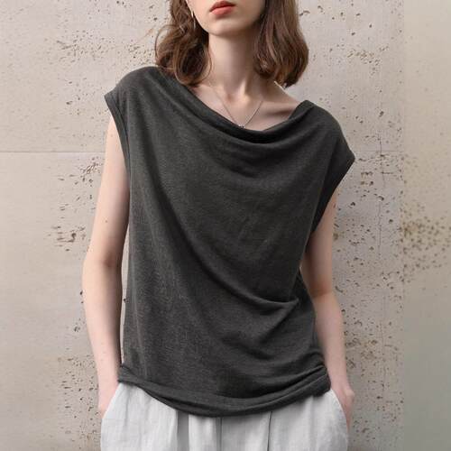 Hanma Knitted Top with High Intelligence, No Shirt, Summer