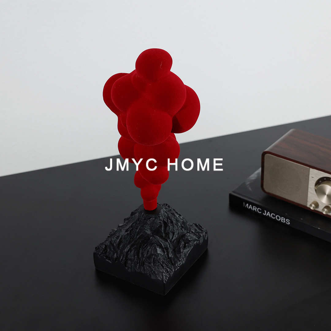 现代简约火山喷发艺术摆件家居客厅电视柜样板房酒柜书房软装饰品