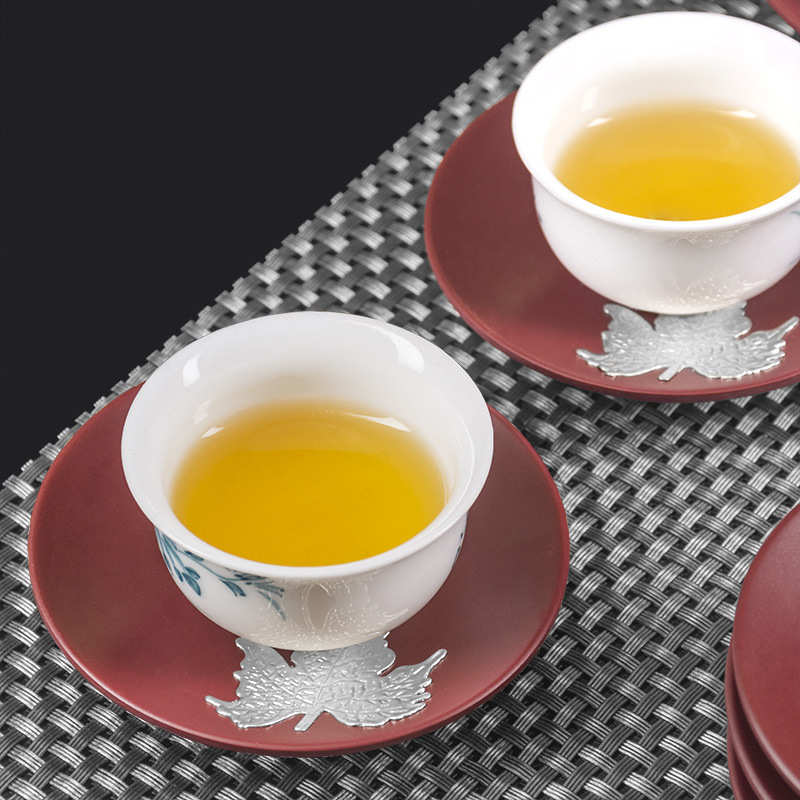 配件竹制套装茶品茗杯电木茶杯功夫茶具茶道茶托茶杯垫竹中式垫垫