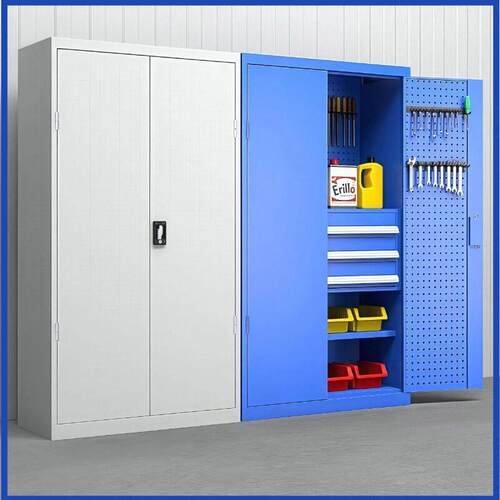 重型工具柜车间用铁皮柜五金工具收纳柜工厂加厚双开门汽修工具柜